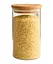 Банка для крупа прозрачная стеклянная с крышкой 750 мл - миниатюра 1