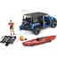 Игровой набор Bruder Автомобиль Jeep Wrangler Rubicon Unlimited с каяком и фигуркой 1:16 (02529) - миниатюра 4