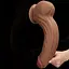 Фаллоимитатор LoveToy Sliding-Skin Dual Layer Dong King Sized 31 см коричневый - миниатюра 17