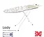 Дошка для прасування Casa Si Lady 122x38 White/Perls (CS93574R267) - мініатюра 2