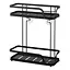 Полка Ardesto Vigor 2-ярусная 26.5 х 14 х 31 см черная (ARHK4504PB) - миниатюра 3