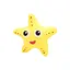 Дитяча іграшка тянучка-антистрес "Морська зірка" MS 4045, 10 см Жовтий - мініатюра 1