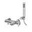 Змішувач для ванни Paffoni Tilt із регульованим душовим гарнітуром chrome TI023CR, Хром - мініатюра 1