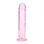 Фаллоимитатор RealRock Crystal Clear Realistic Dildo 7'' 20 см różowy - миниатюра 4