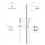 Душова система прихованого монтажу Volle Cromo Sistema 1584.090801, Хром - мініатюра 2