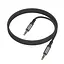 Аудіокабель BOROFONE BL24 Graceful audio cable AUX Metal Grey - мініатюра 3
