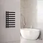 Полотенцесушитель дизайнерский Ideale Aurora 8/800/450 черный, Черный - миниатюра 3