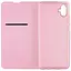 Шкіряний чохол-книжка GETMAN Elegant (PU) для Samsung Galaxy A04e Рожевий - мініатюра 4