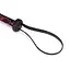 Батіг Liebe Seele Victorian Garden Lace і Vegan Leather Bull Whip 90 см чорний з червоним - мініатюра 4