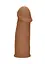 Насадка на пенис CalExotics Futurotic Penis Extender 14 см коричневый - миниатюра 2