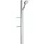 Душовий набір Hansgrohe Raindance Select S 120/150 см 3Jet EcoSmart 9л/хв White/Chrome 27647400, Хром - мініатюра 1