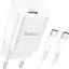 Сетевое зарядное устройство Hoco N19 Rigorous PD25W Type C to Type C Белый - миниатюра 1