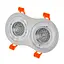 Светильник точечный Brille поворотный HDL-DT 108/2 MR16 SL 36-253 - миниатюра 1