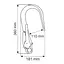 Карабін Camp Hook 110 mm Silver (1060-98401) - мініатюра 2