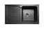 Кухонная мойка гранитная Miraggio Orlean black 861x496x210 00208907, Черный - миниатюра 1