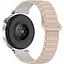 Ремешок DK CDK для Realme Watch T1 20mm Silicone Shaped Magnetic Band (018822) (pink sand / grey) - миниатюра 2