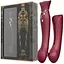 Смарт-вибратор 3 в 1 Zalo Queen Wine Red пульсирующая жемчужина и вакуум кристалл Swarovski - миниатюра 10