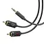 Аудіокабель Hoco UPA28 3.5 мм mini jack на 2 x RCA для стереозвуку - мініатюра 1