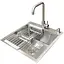 Комплект мийка + змішувач Romzha Arta Carbon U-450 (B) - мініатюра 1