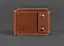 Мужской кожаный портмоне светло-коричневый 10.0 зажим для денег - миниатюра 1