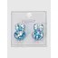 Сережки на клипсі для дівчинки XF111111 Блакитний (2000990555649) - мініатюра 1