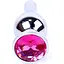 Анальна пробка Boss Of Toys Boss Series - Jewellery Silver Butt Plug Pink, BS6400071, Срібний / Яскраво-рожевий - мініатюра 2
