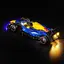 Комплект светодиодного освещения для гоночного авто, совместимый с Lego 77243 - миниатюра 7