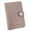 Обложка на документы кожаная на кнопке HC0035 нюдовая - миниатюра 1