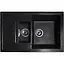 Кухонна мийка Romzha Jorum 78D Antracit (901) - мініатюра 1