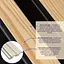 Рейка декоративна Wall Sticker PS 2900х120х20 мм Сосна з графітом SW-00002146 - мініатюра 2