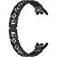 Ремешок DK CDK для Xiaomi Mi Smart Band 9 Metal Band Fitlink Diamond (016444) (black) - миниатюра 1