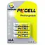 Акумулятор AAA R03 1000mAh 1.2V NiMH Rechargeable Battery, 4шт/бл PkCell (PC/AAA1000-4BR) - мініатюра 1