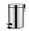 Мусорное ведро круглое Zerix Solo-TC0105 SS Color 5 л нержавейка (ZX5897)  - миниатюра 2