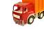 Детская пластиковая машинка для мальчика Магирус Фургон с широкими колесами машинка для песочницы Красная - миниатюра 6