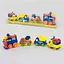 Игрушечный паровоз Baby Toys с магнитиками, на батарейках (M 0374 U) - миниатюра 2
