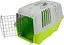 Переноска для тварин 48x31.5x33 см MPS PRATIKO 1 GREEN (двері металеві) - мініатюра 2