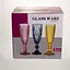 Набір келихів для шампанського 6 штук 160 мл подарункові келихи для шампанського на ніжці фужери для ігристих вин Yiwu HP-19-172 - мініатюра 4