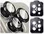 Захисне скло на камеру DK для Apple iPhone 13 Pro Lens Metal Ring Eagle Eye 015729 black 2 шт. - мініатюра 2
