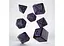 Набір кубиків COC Horror on the Orient Express Black & purple Dice Set , 7 шт. (SCTO05) - мініатюра 2