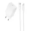 МЗП Borofone BAS75A Source PD30W (1USB-C) + кабель Type-C to Lightning White - мініатюра 1