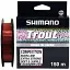 Леска Shimano Trout Co мpetition Mono 150 м 0.22 мм 4.05 кг Red - миниатюра 1