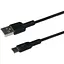 Мережевий зарядний пристрій Ridea RW-11211 Element Auto-ID USB-Type C 2.1 A Black - мініатюра 4