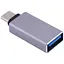 Перехідник USB3.1 Type-C --> USB (OTG) OEM, сріблястий - мініатюра 1
