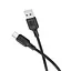 Кабель BOROFONE BX113 Lenny silicone charging data cable Type-C(L=2M) Black - мініатюра 3
