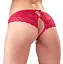 Трусики Cottelli Lingerie Lace M червоний - мініатюра 3