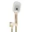 Душова система Rea Moby gold + BOX прихованого монтажу REA-P2405, Золотий - мініатюра 2