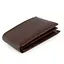 Кошелек мужской кожаный Virginia Conti Т813 коричневый без кнопки - миниатюра 6