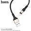 Кабель Hoco X26 Xpress Lightning 1m black gold - мініатюра 3