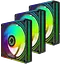 Вентилятор Gamemax RA300 3-Pack ARGB Black (RA300 BK) - мініатюра 1