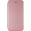 Кожаный чехол-книга Classy для Xiaomi Redmi 9 Rose Gold - миниатюра 1